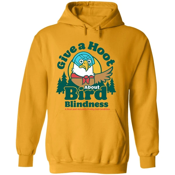 Give A Hoot About Bird Blindness Hoodie