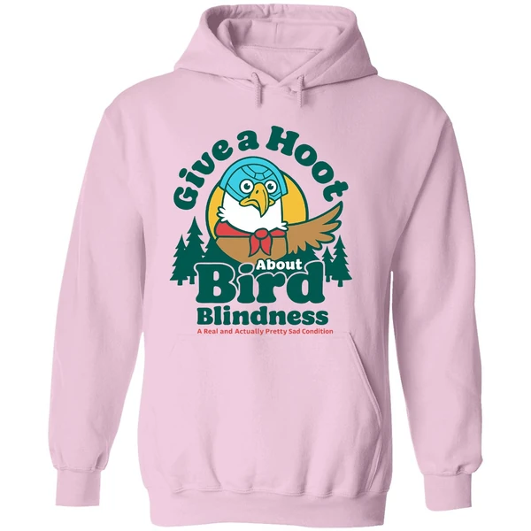 Give A Hoot About Bird Blindness Hoodie - Image 5