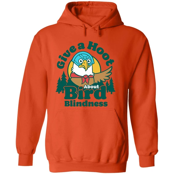 Give A Hoot About Bird Blindness Hoodie - Image 6