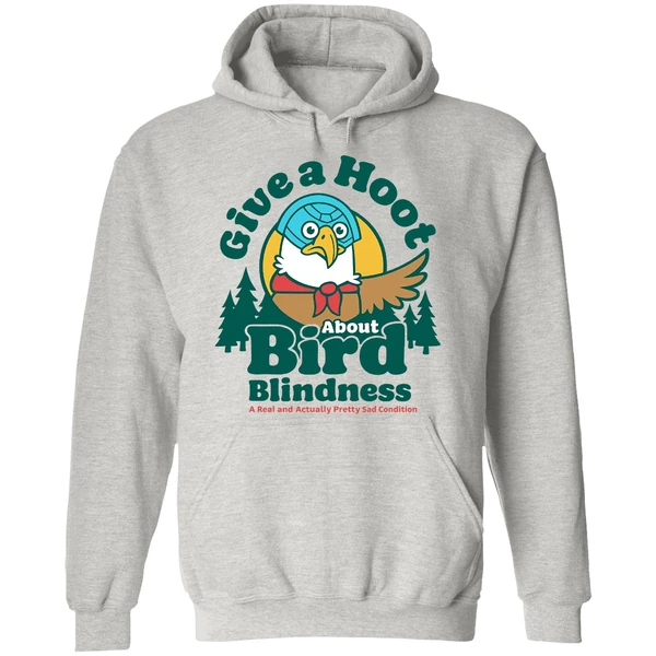 Give A Hoot About Bird Blindness Hoodie - Image 9