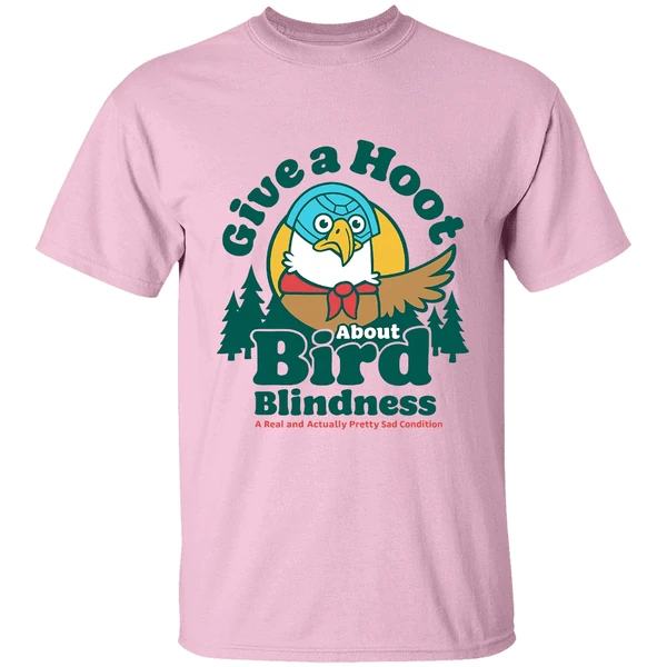 Give A Hoot About Bird Blindness Shirt - Image 2