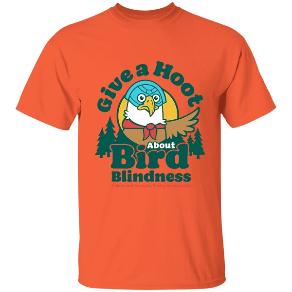 Give A Hoot About Bird Blindness Shirt - Image 3