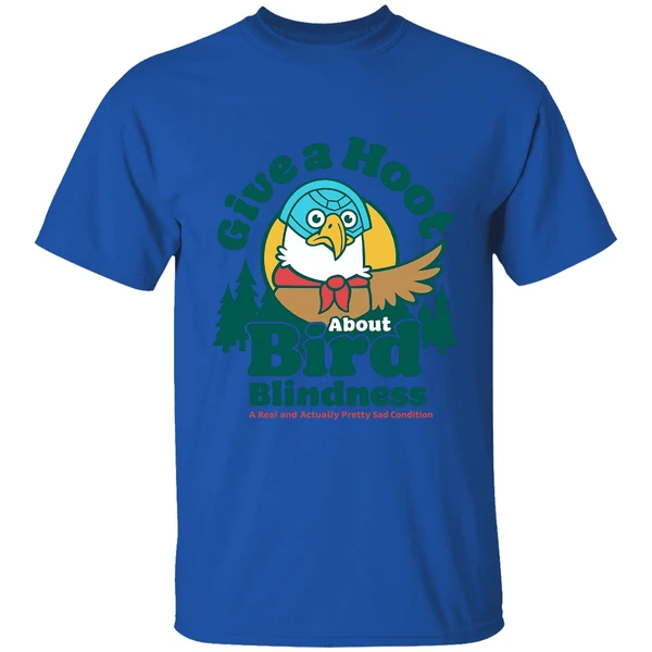 Give A Hoot About Bird Blindness Shirt - Image 5