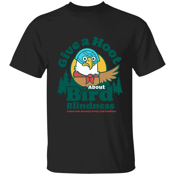 Give A Hoot About Bird Blindness Shirt - Image 7