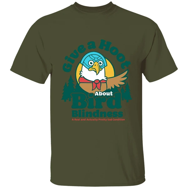Give A Hoot About Bird Blindness Shirt - Image 9