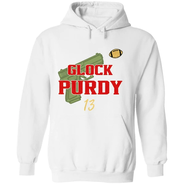 Glock Purdy Sports Brock Purdy Hoodie - Image 8