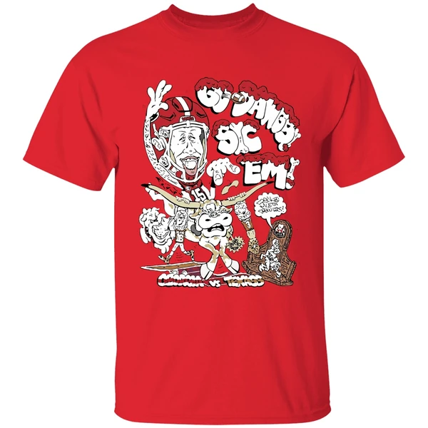 Go Dawgs Sic Em 2025 Georgia Vs Texas Shirt - Image 7