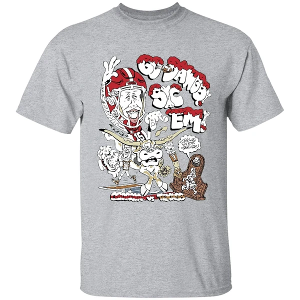 Go Dawgs Sic Em 2025 Georgia Vs Texas Shirt - Image 9