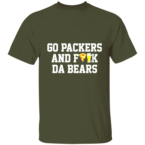 Go Packers And Fuck Da Bears Shirt - Image 3