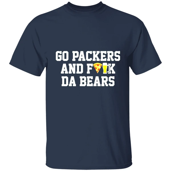Go Packers And Fuck Da Bears Shirt - Image 4