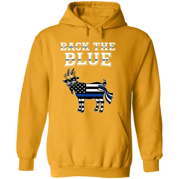 Goat Us Back The Blue Line Hoodie