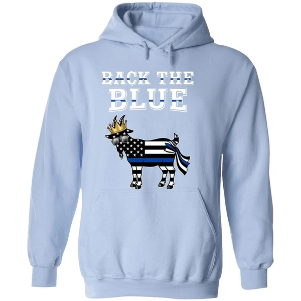 Goat Us Back The Blue Line Hoodie - Image 4
