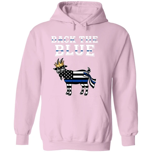 Goat Us Back The Blue Line Hoodie - Image 5