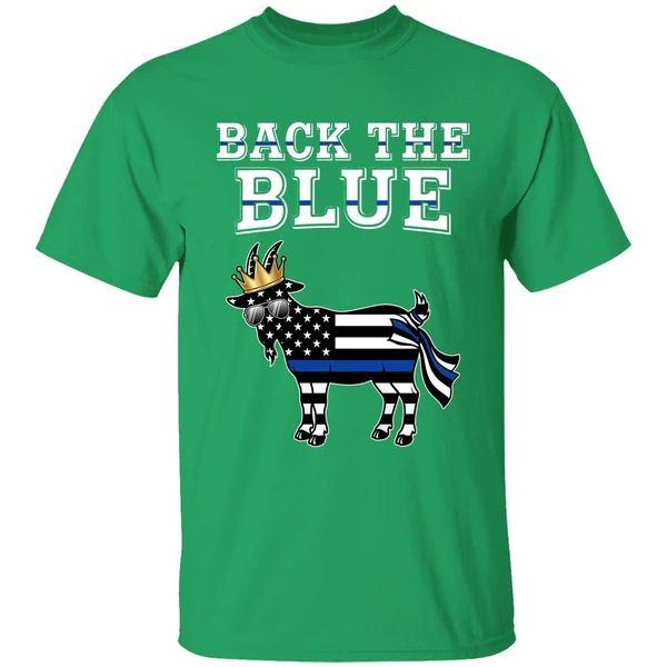 Goat Us Back The Blue Line Shirt - Image 2