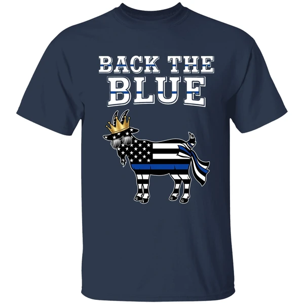 Goat Us Back The Blue Line Shirt - Image 5