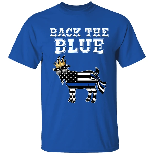 Goat Us Back The Blue Line Shirt - Image 8