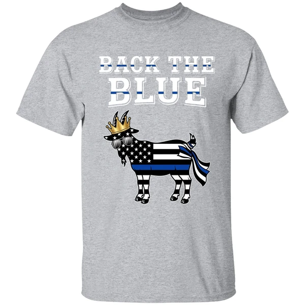 Goat Us Back The Blue Line Shirt - Image 9