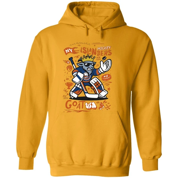 Goat Usa New York Islanders Mascot 2025 Hoodie