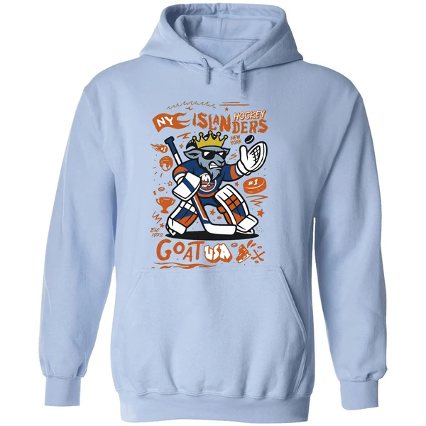 Goat Usa New York Islanders Mascot 2025 Hoodie - Image 4