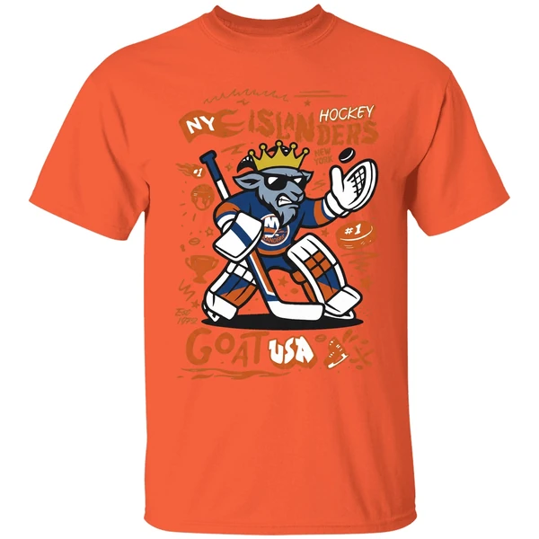 Goat Usa New York Islanders Mascot 2025 Shirt - Image 3