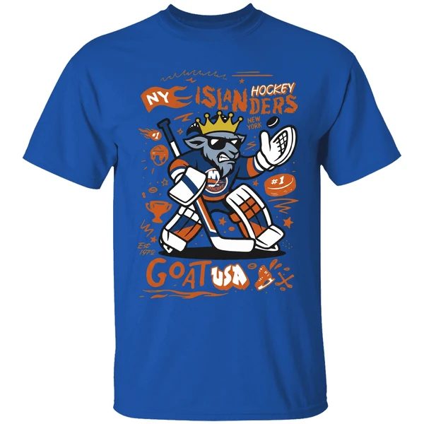 Goat Usa New York Islanders Mascot 2025 Shirt - Image 5