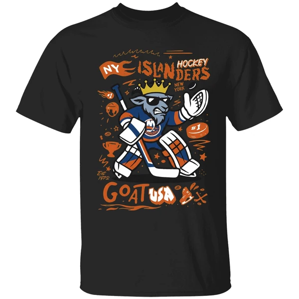 Goat Usa New York Islanders Mascot 2025 Shirt - Image 7