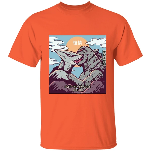 Godzilla Kissing Rodan Shirt - Image 6