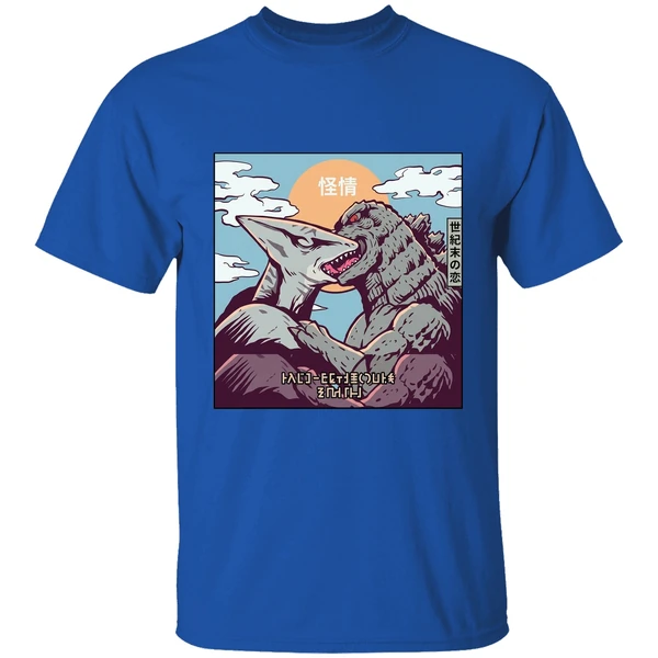 Godzilla Kissing Rodan Shirt - Image 8
