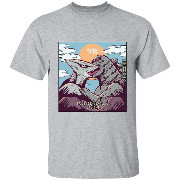Godzilla Kissing Rodan Shirt - Image 9