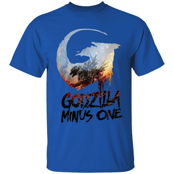 godzilla minus one movie monsters shirt royalblue