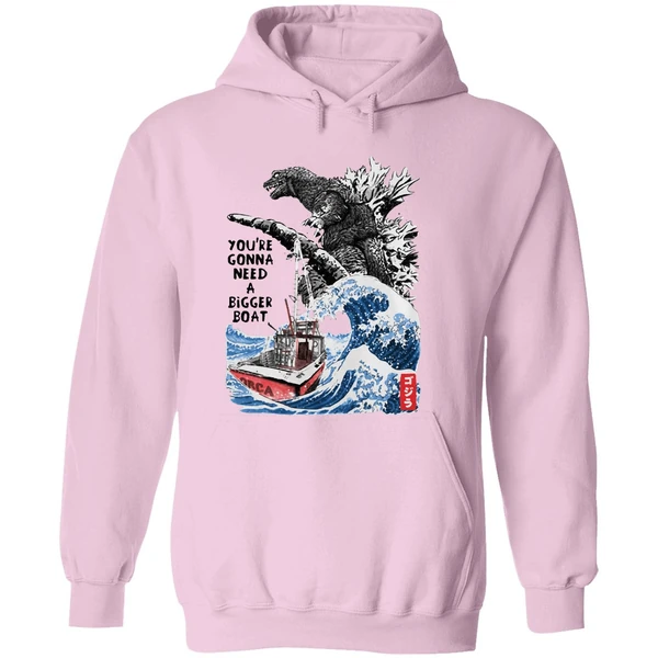Godzilla Youre Gonna Need A Bigger Boat Hoodie - Image 5
