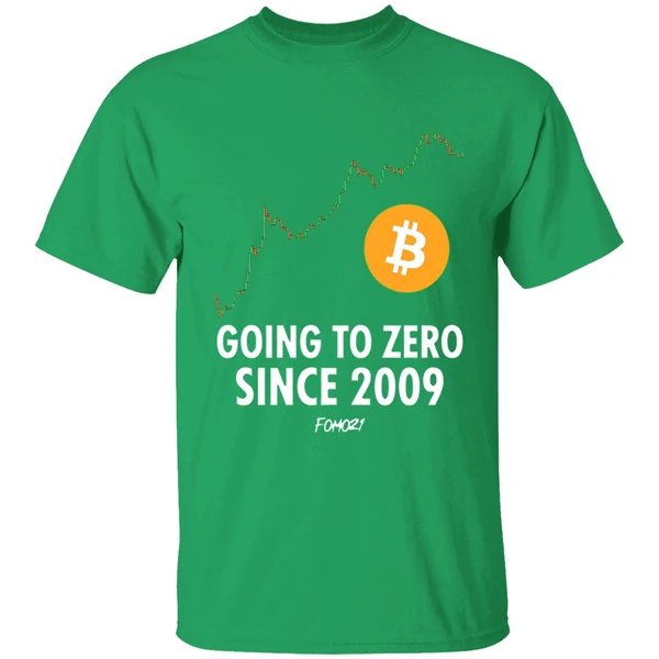 Going To Zero Since 2009 Bitcoin Shirt - Image 2