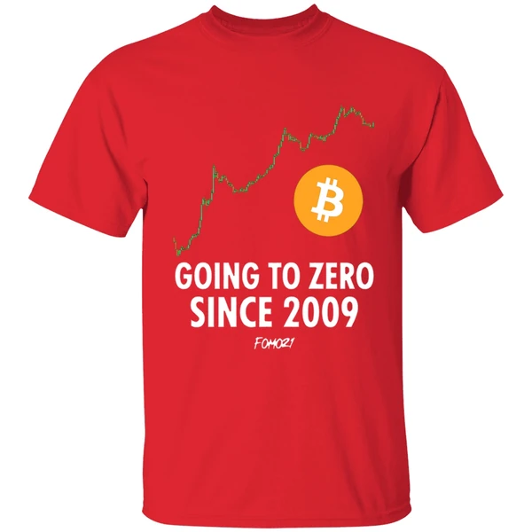 Going To Zero Since 2009 Bitcoin Shirt - Image 7