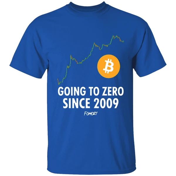 Going To Zero Since 2009 Bitcoin Shirt - Image 8