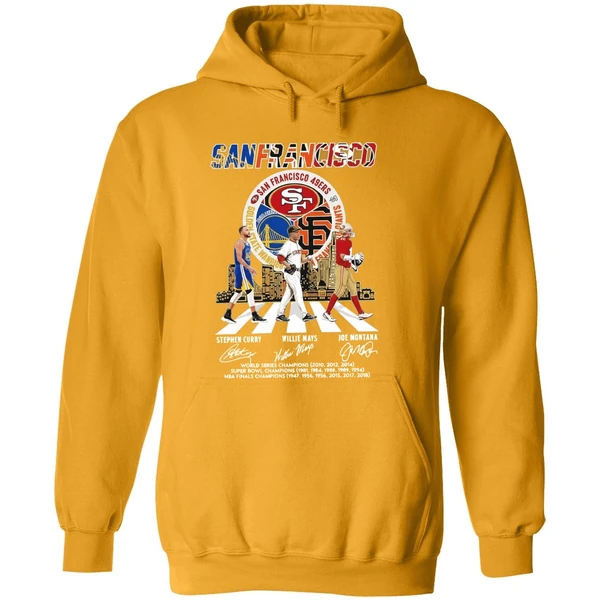Golden State Warriors 49ers Giants Thank You For The Memories Hoodie
