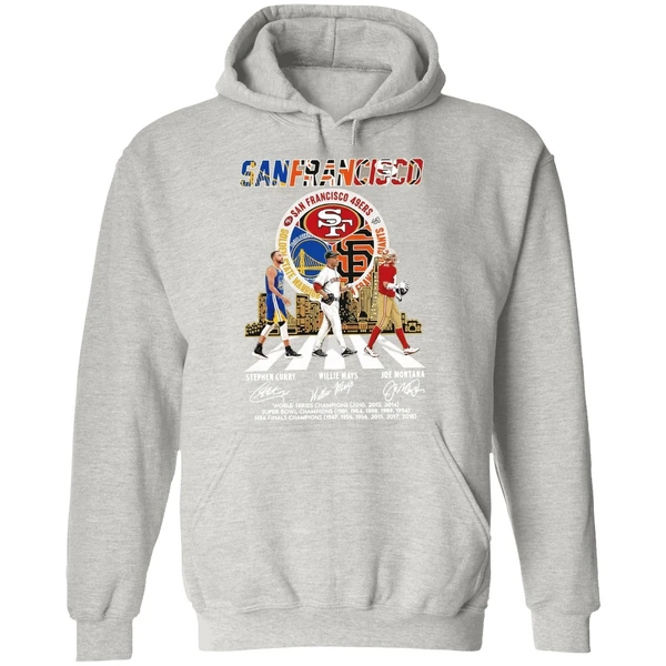 Golden State Warriors 49ers Giants Thank You For The Memories Hoodie - Image 9