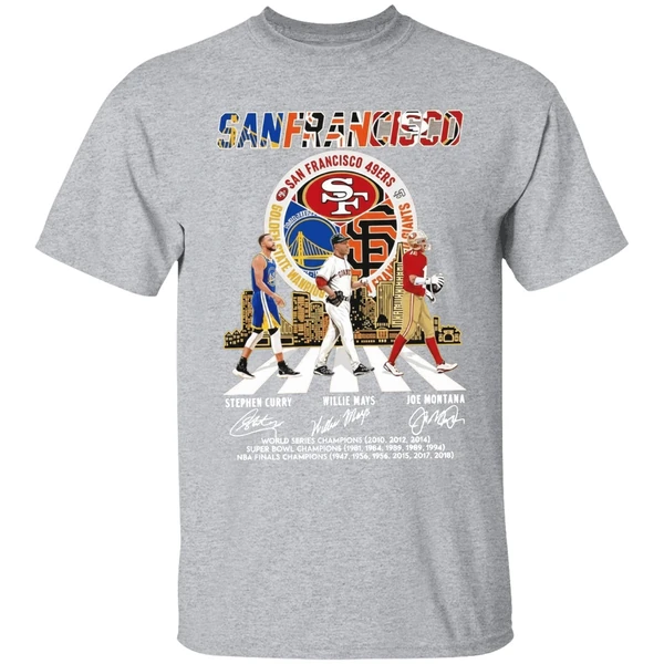 Golden State Warriors 49ers Giants Thank You For The Memories Shirt - Image 9