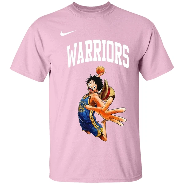 golden state warriors d luffy special shirt lightpink