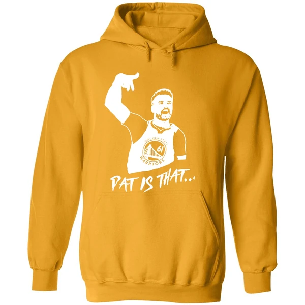 Golden State Warriors Pat Spencer Pat Is That Art Name And Number Signature Hoodie