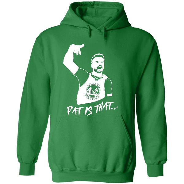 Golden State Warriors Pat Spencer Pat Is That Art Name And Number Signature Hoodie - Image 2