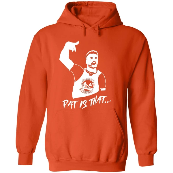 Golden State Warriors Pat Spencer Pat Is That Art Name And Number Signature Hoodie - Image 6