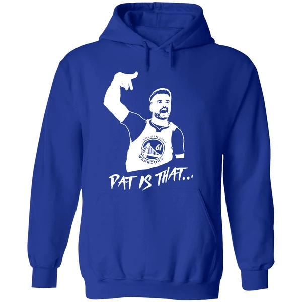 Golden State Warriors Pat Spencer Pat Is That Art Name And Number Signature Hoodie - Image 7