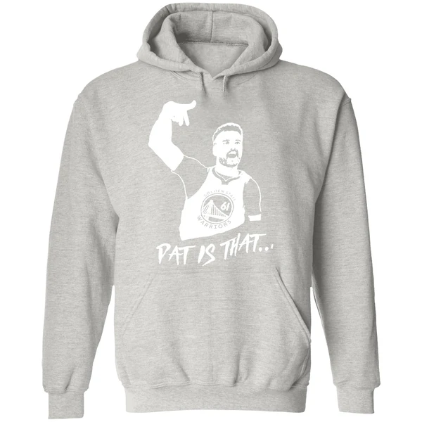 Golden State Warriors Pat Spencer Pat Is That Art Name And Number Signature Hoodie - Image 9