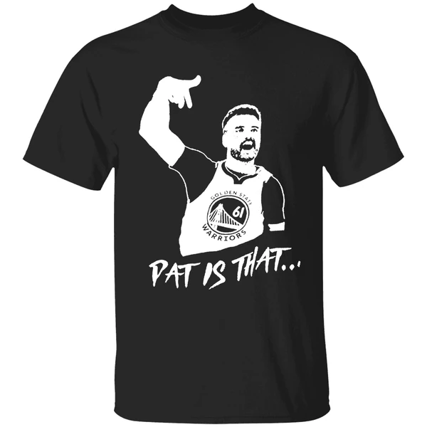 Golden State Warriors Pat Spencer Pat Is That Art Name And Number Signature Shirt