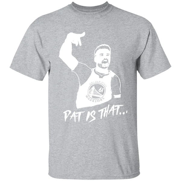 Golden State Warriors Pat Spencer Pat Is That Art Name And Number Signature Shirt - Image 9