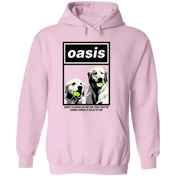Golden Tennis Oasis Today Is Gonna Be The Day That Theyre Gonna Throw It Back To You Hoodie - Image 5