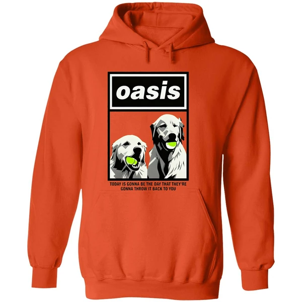 Golden Tennis Oasis Today Is Gonna Be The Day That Theyre Gonna Throw It Back To You Hoodie - Image 6