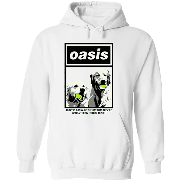 Golden Tennis Oasis Today Is Gonna Be The Day That Theyre Gonna Throw It Back To You Hoodie - Image 8