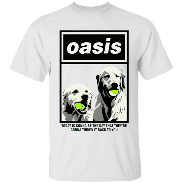Golden Tennis Oasis Today Is Gonna Be The Day That Theyre Gonna Throw It Back To You Shirt