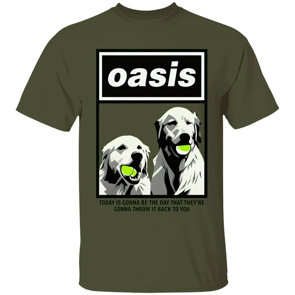 Golden Tennis Oasis Today Is Gonna Be The Day That Theyre Gonna Throw It Back To You Shirt - Image 9